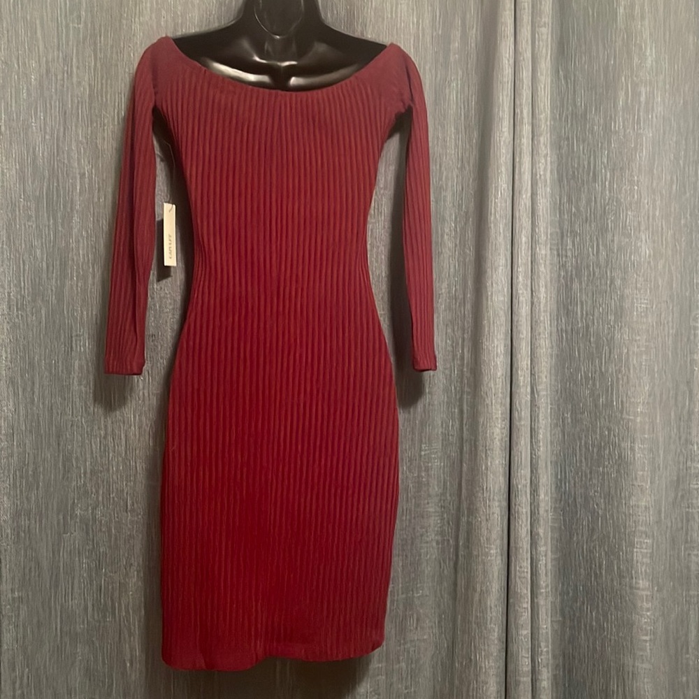 NWT Capulet long sleeved ribbed dress